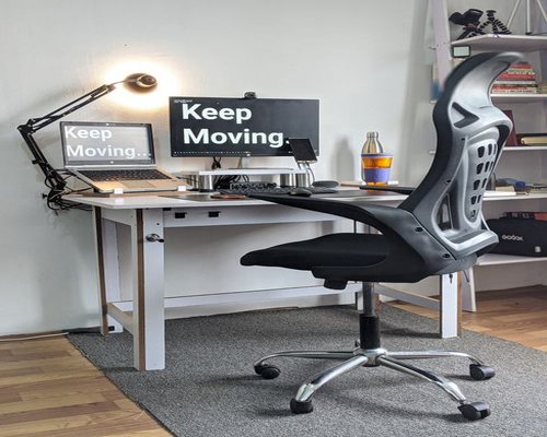 Comfortable and ergonomic work from home setup